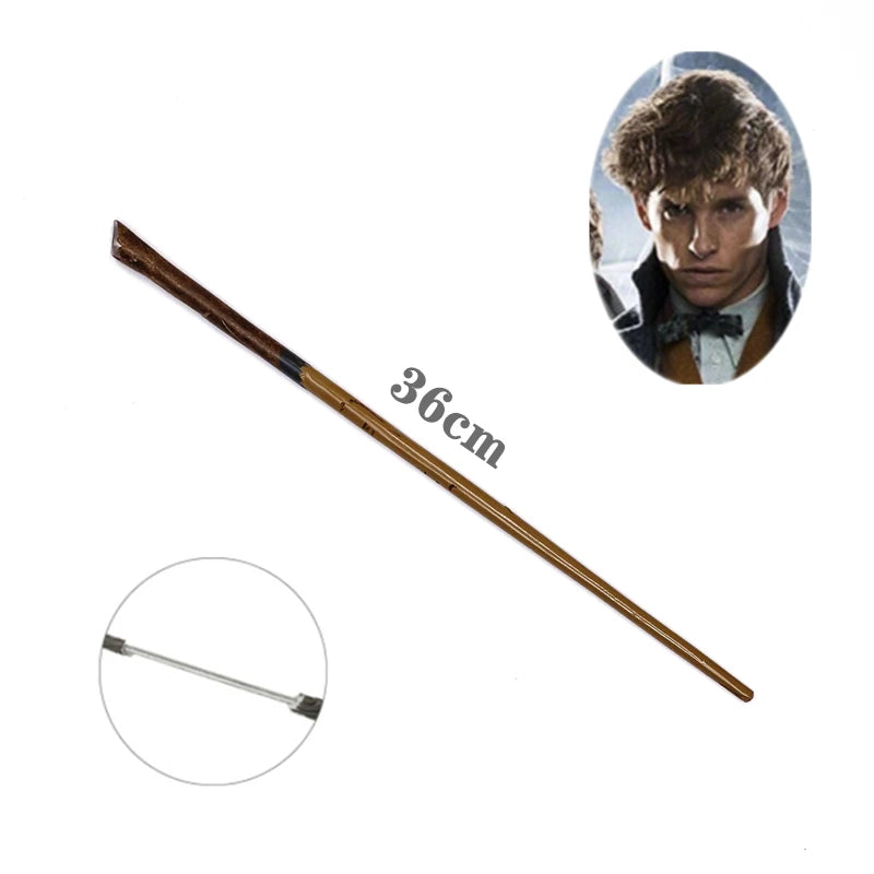 Wizard-Inspired Metal Core Magic Wand Cosplay Prop