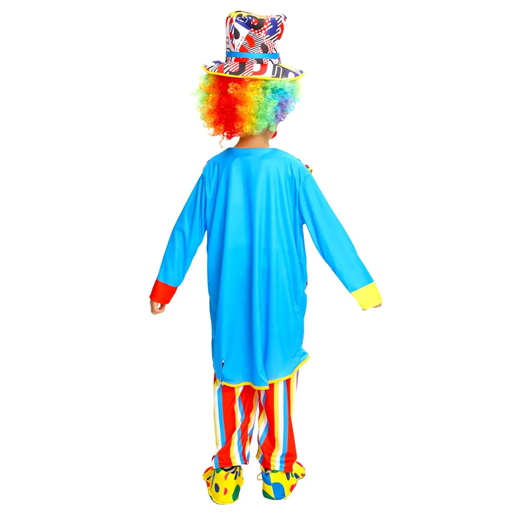Halloween Kids Performance Clown Suit Kids Costume Clown Outfit No Wig Shoes - ZA-013 / M(110-120cm)