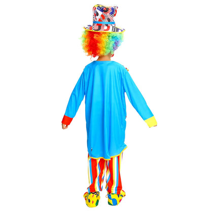 Halloween Kids Performance Clown Suit Kids Costume Clown Outfit No Wig Shoes - ZA-013 / M(110-120cm)