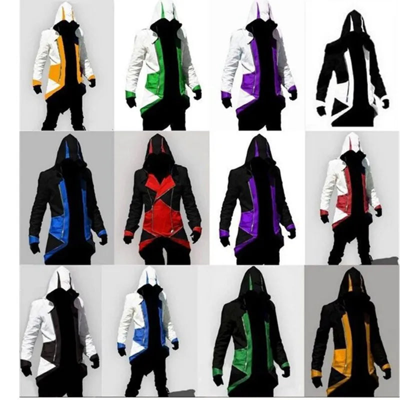 Men's Steampunk Movie&tv Streetwear Hoodie Jacket Outwear Coats Hoodies Costume - alternate view 2