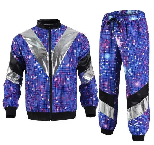 Women's Men's Costume 80s 90s Suit Party Accessories Disco Jacket Trousers Outfit Women's Men's Costume - product image 13