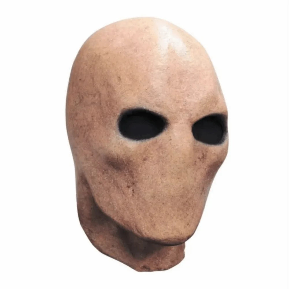Faceless Man Halloween Slenderman Mask Non-toxic Dress Up Alien Skull Latex Helmet 3D - View 4