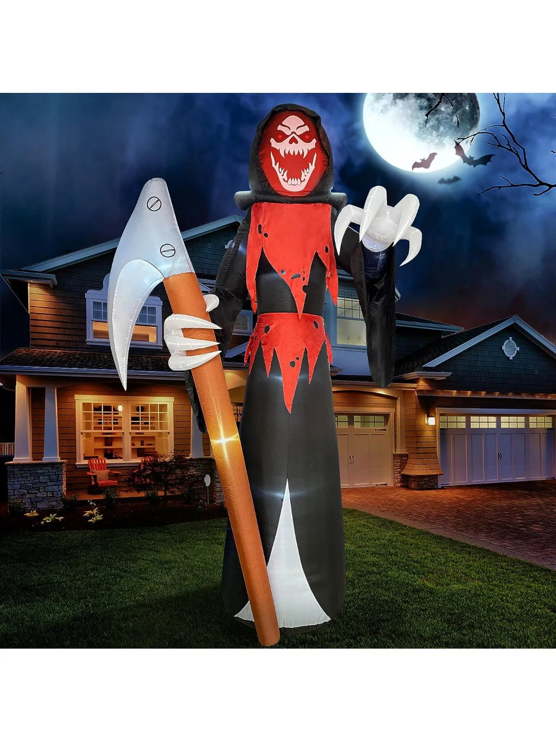 Grim Reaper Halloween Decoration - Inflatable LED - product image 8