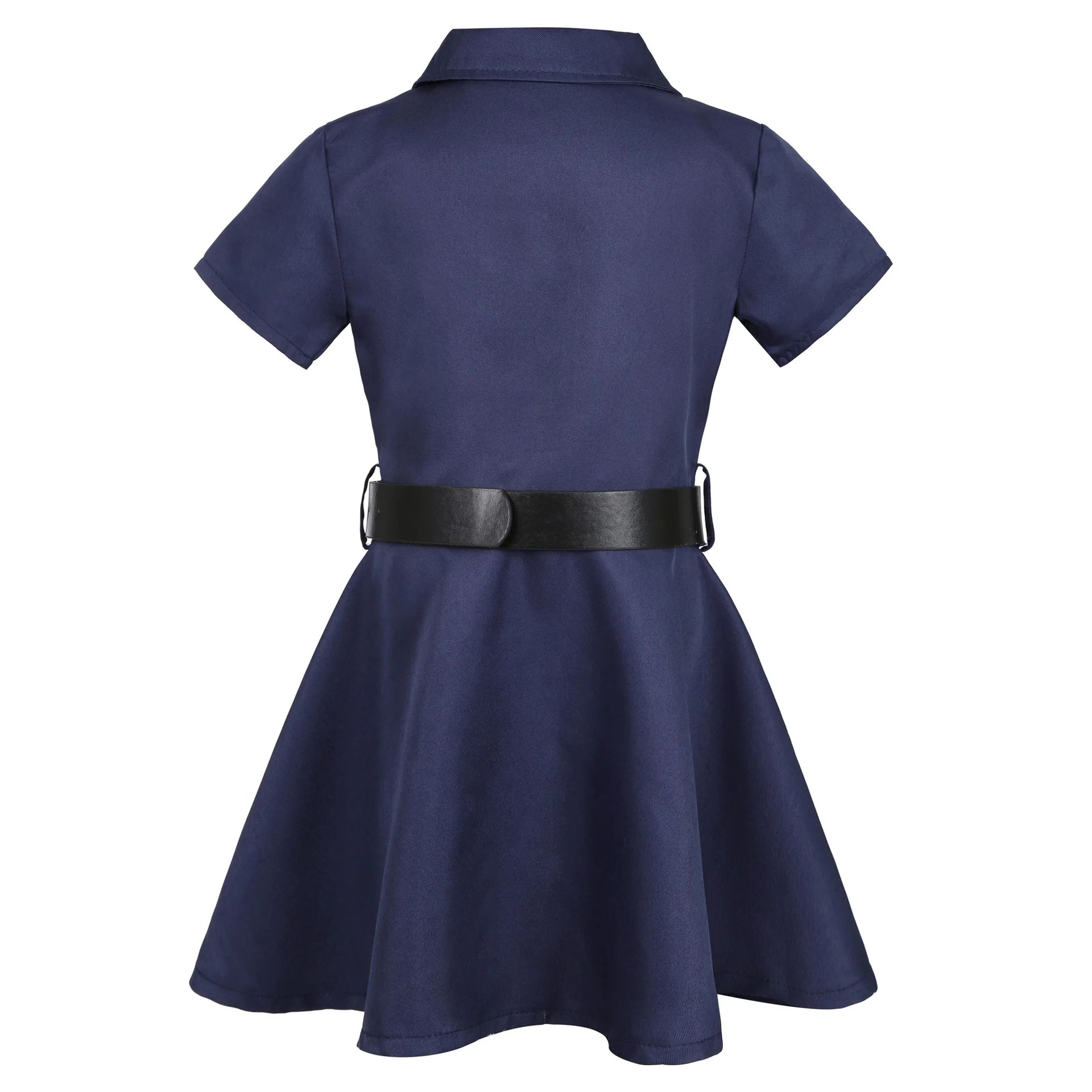 Women's Police Officer Halloween Costume Dress - Blue 9-10 years old