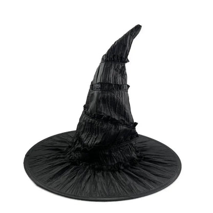 Elphaba Glinda Wicked Witches Hats Black Large Ruched Witch Hat Women Costume Accessory Halloween Cosplay - product image 2