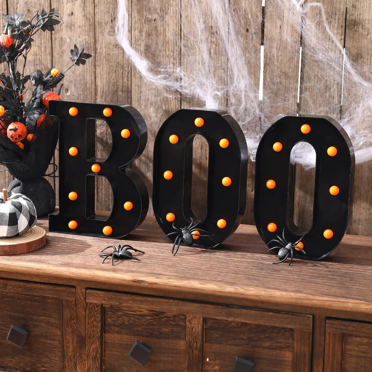 LED BOO Marquee Light-Up Halloween Sign - product image 3