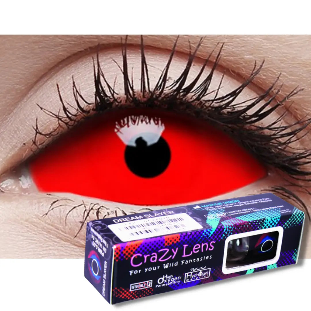 Sclera 6 month Costume Lenses - Cyclop