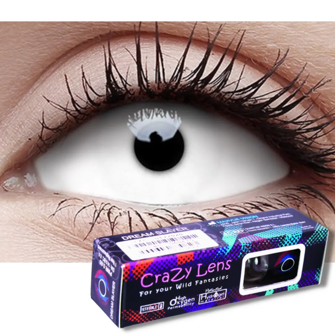 Sclera 6 month Costume Lenses - Snow Witch