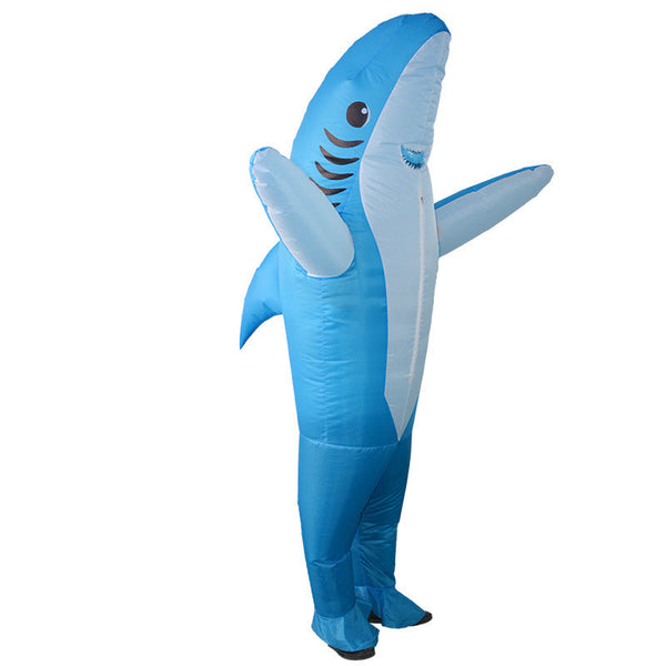 Adult Blue Shark Inflatable Halloween Costume
