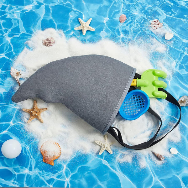 12-Piece Gray Shark Fin Costume Accessory Set