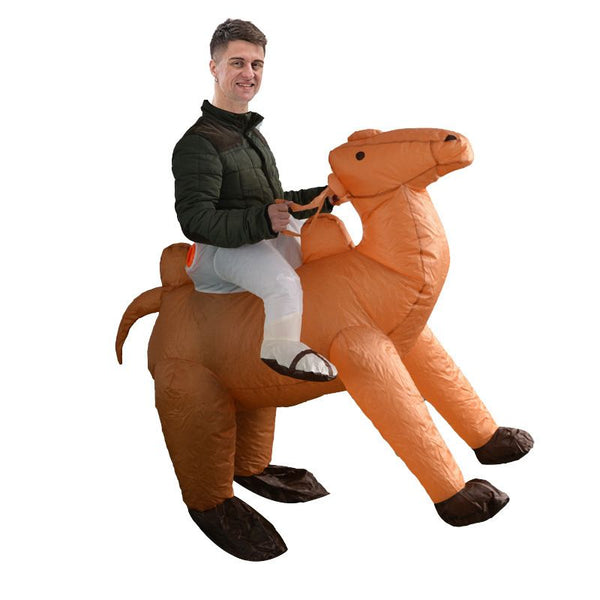 Adult Ride-On Camel Inflatable Halloween Costume