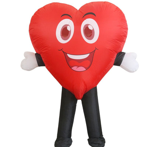 Adult Valentine Heart Inflatable Costume