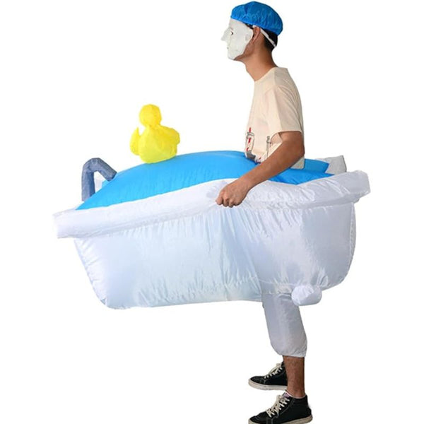Adult Bathtub Inflatable Halloween Costume