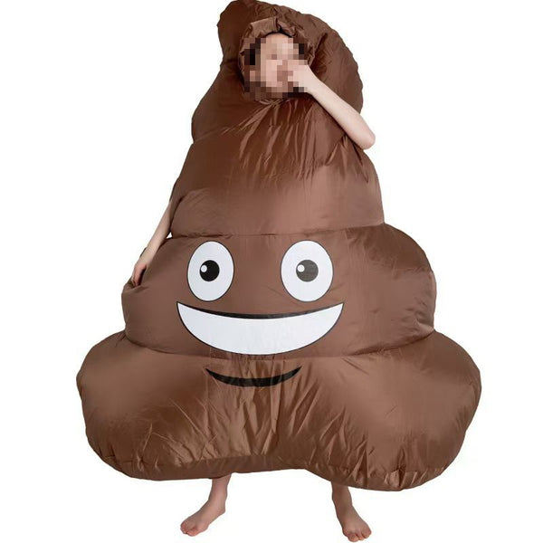 Adult Poop Emoji Inflatable Halloween Costume