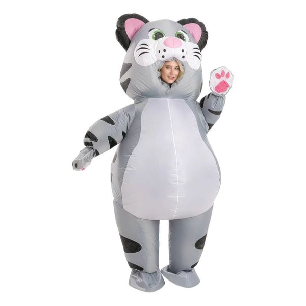 Adult Striped Cat Inflatable Halloween Costume