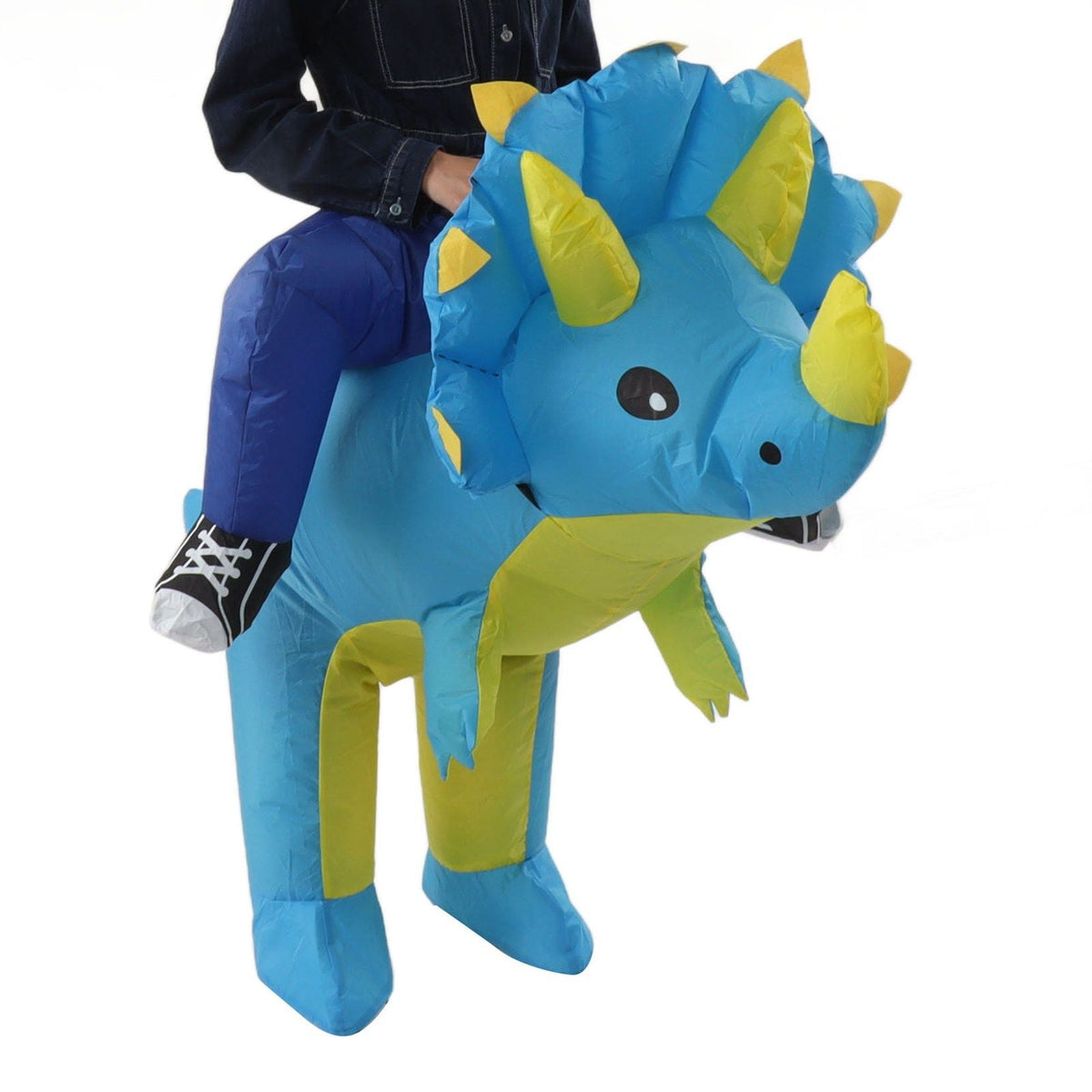 Inflatable Dinosaur Costume Halloween Cosplay Costume Party Riding Triangle Dinosaur Inflatable Doll Suit Adults 160-190cm