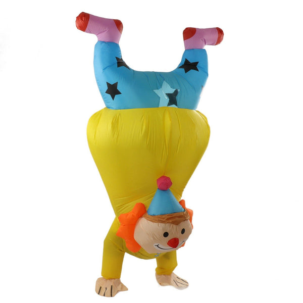 Adult Upside-Down Clown Inflatable Costume