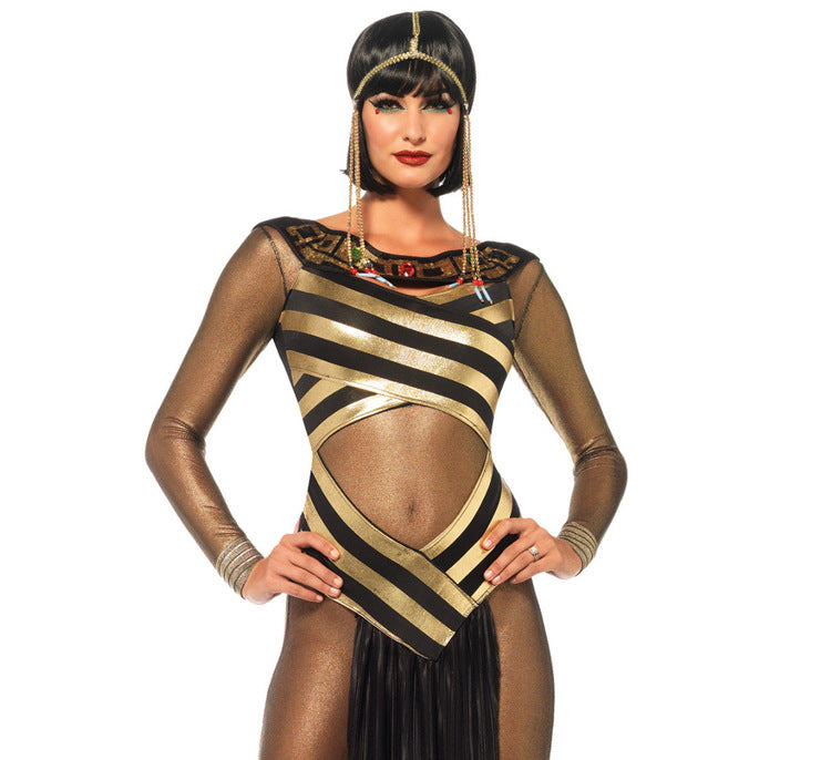 Halloween Greek Goddess Costume Ancient Cleopatra Uniform - Discount Halloween City