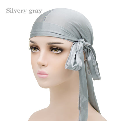 Unisex Satin Long Tail Headwrap Stretchy Pirate Hat and Hip - Discount Halloween City