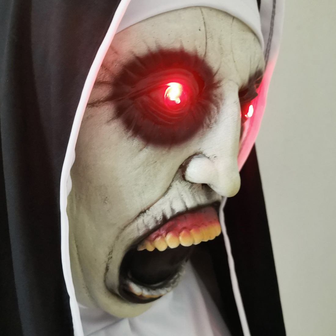 Nun Mask Halloween Ghost Horror Costume Played | Masks | Indoor Decorations - Costumes