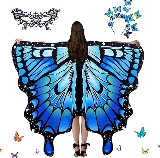 European and American Butterfly Talma Halloween Costume - Discount Halloween City