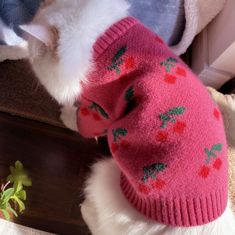 Halloween Bowknot Dog Clothes Cat Costume Hollow Knit Dog - Discount Halloween City