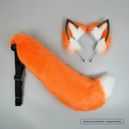 Fox-ear Headband and Fox-tail Set - alternate view 7