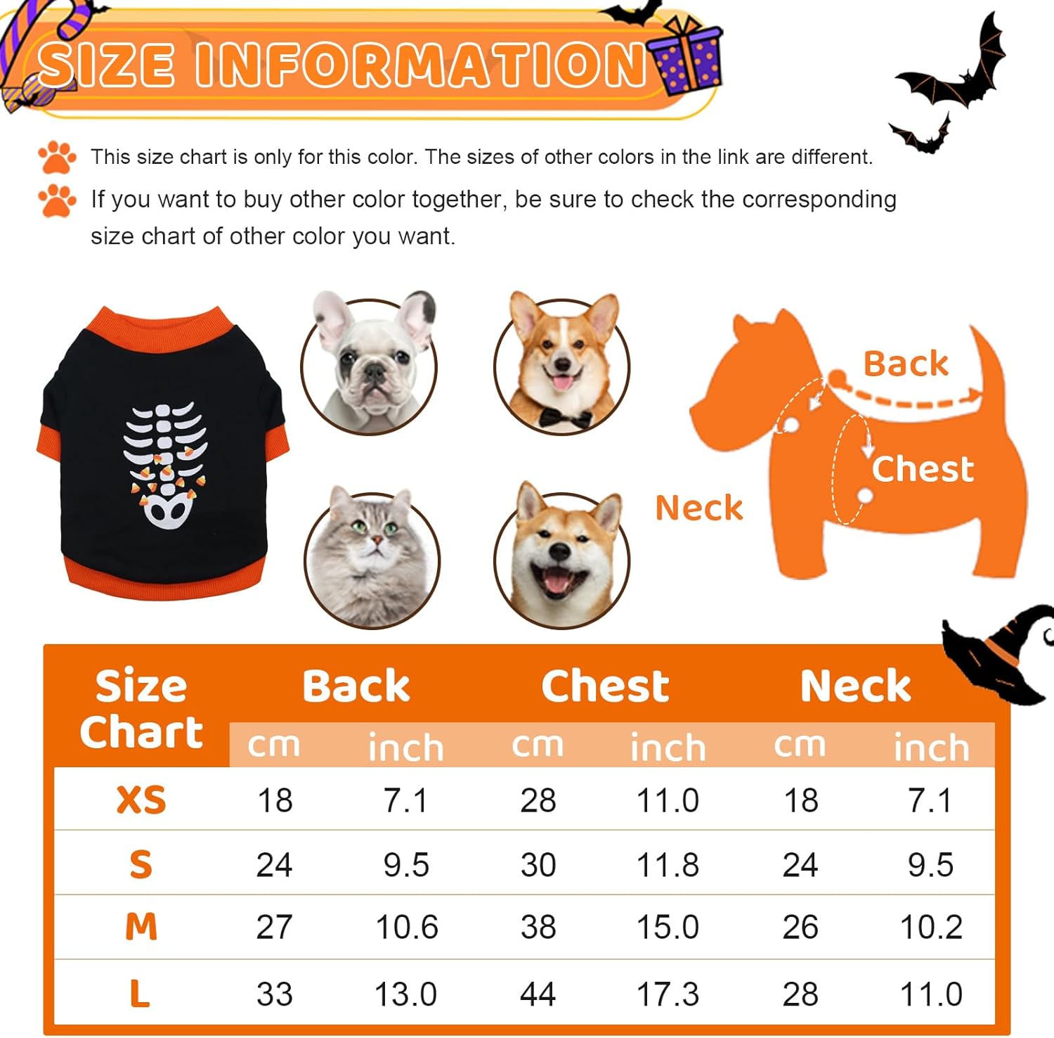 Dog Clothes Cat Shirts Halloween Dog Skeleton Costume Puppy - Discount Halloween City