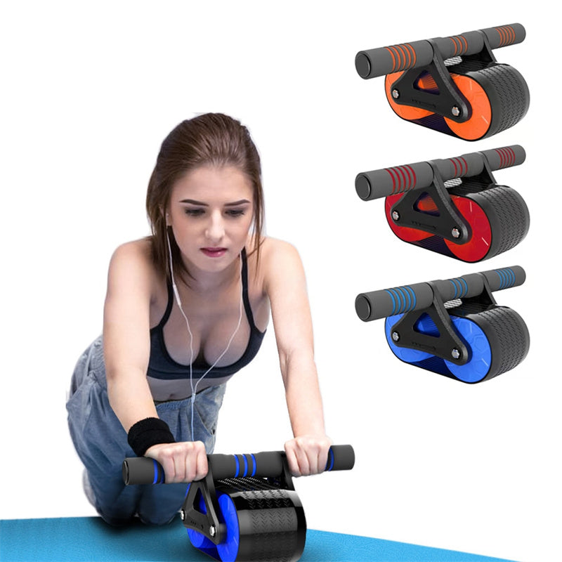 Double Wheel Abdominal Exerciser Women's Men Automatic - product image 2