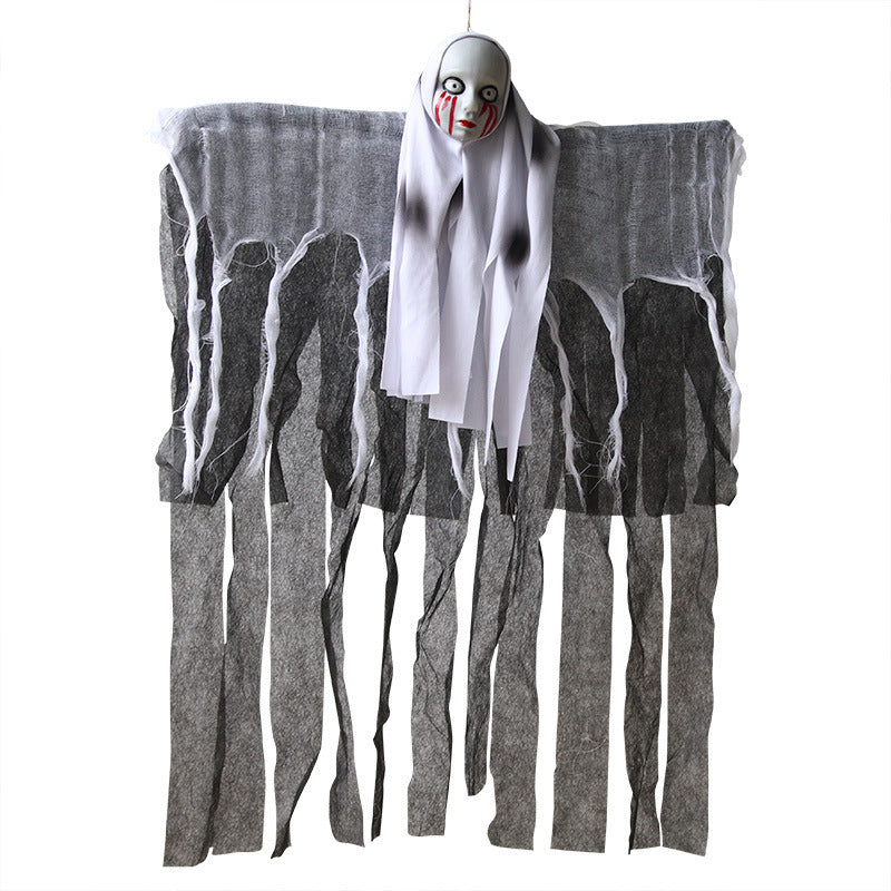 Skull Ghost Haunted House Halloween Hanging Ornament - product image 5