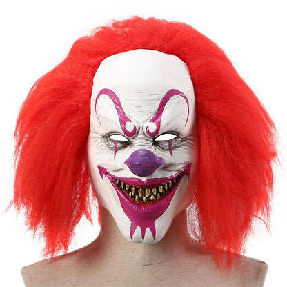 Horror Script Kill Halloween Clown Mask Headgear - Discount Halloween City
