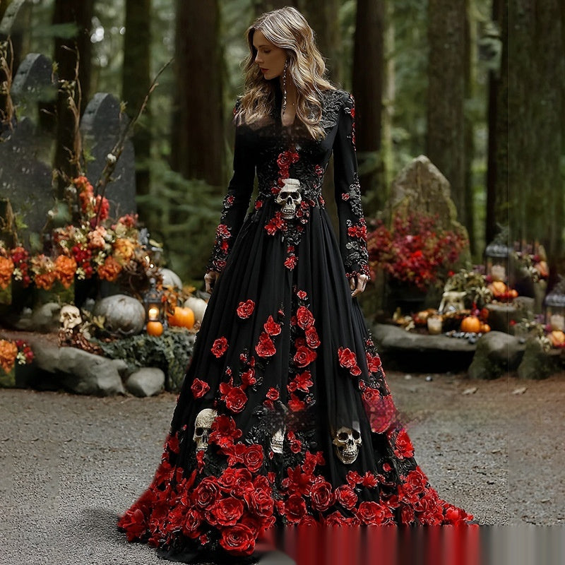 New Autumn American-style Fashionable Dress - alternate view 3