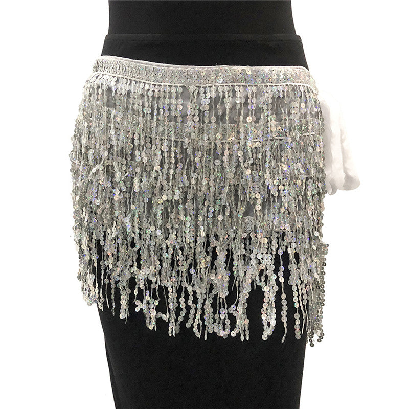 Halloween Costume Sequin Skirt Belly Dance Suit - View 4