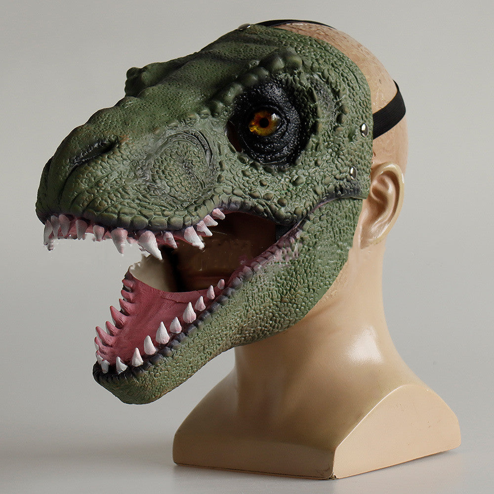 Dinosaur Moving Mouth Latex Mask Headgear - product image 6