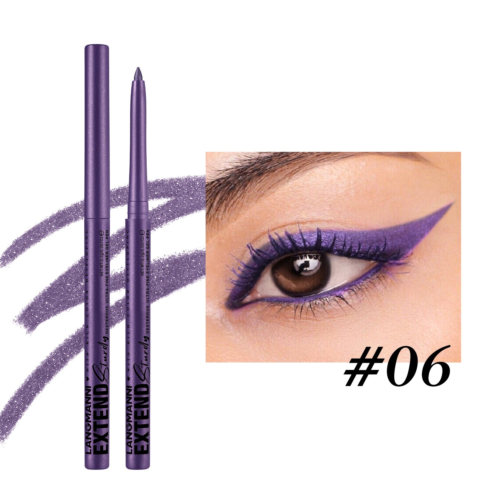Colorful Gel Glitter Eyeliner Pencils Waterproof & Smudgeproof for Party, Halloween - Discount Halloween City