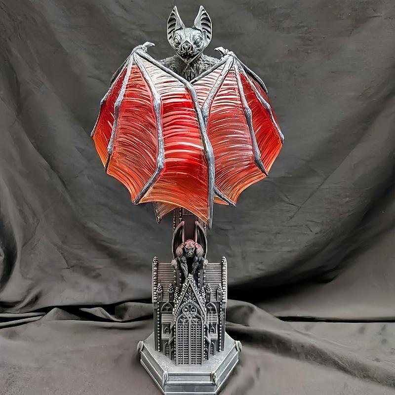 Bat Wing Table Lamp Resin Ornaments - alternate view 2
