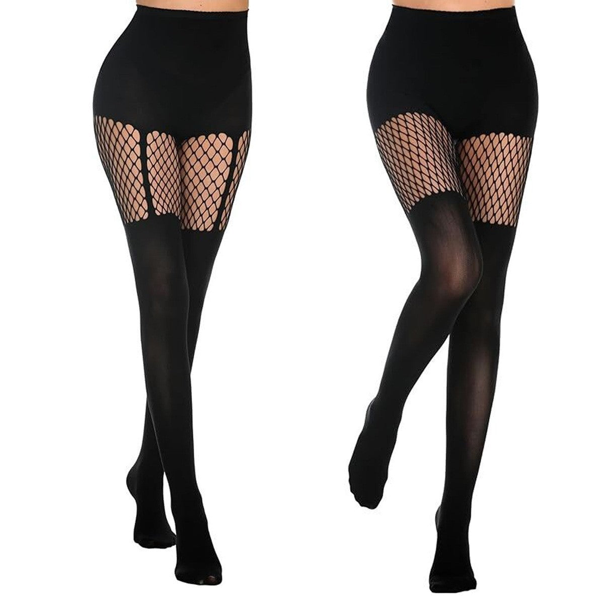 European and American Halloween Fishnet Stockings Plus Size - Discount Halloween City