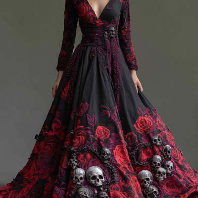 New Autumn American-style Fashionable Dress - alternate view 7