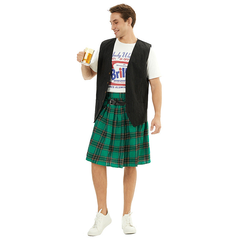 Men's Pleated Skirt Halloween Costume - product image 2