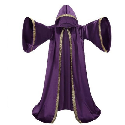 Medieval Halloween Cloak Character Hooded Sleeved Robe - Discount Halloween City