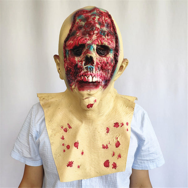 Tyrant Headgear Halloween Faceless Rotten Face Mask - Discount Halloween City