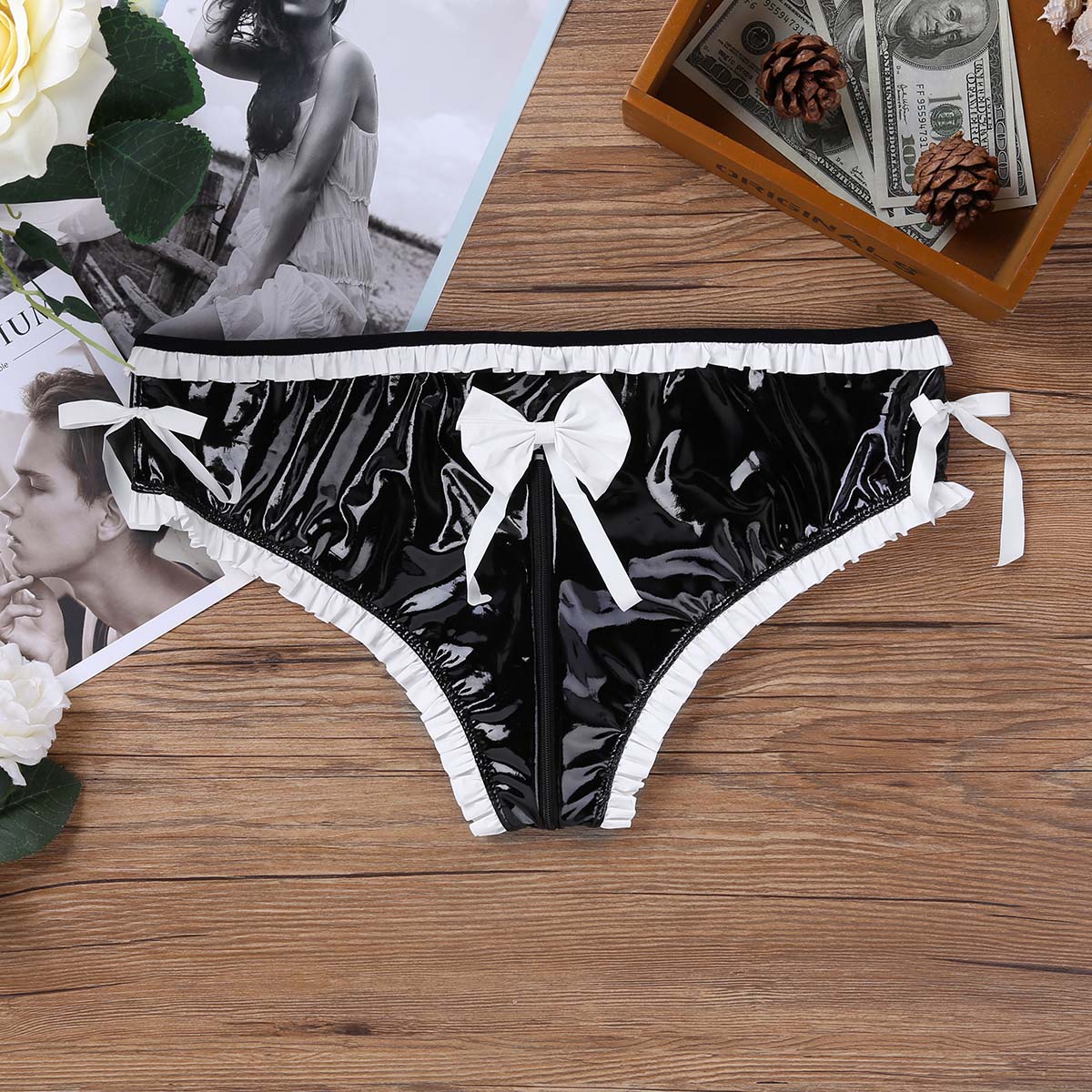 Halloween Maid Costume Sissy Latex Underwear Men Gay Feti - Discount Halloween City