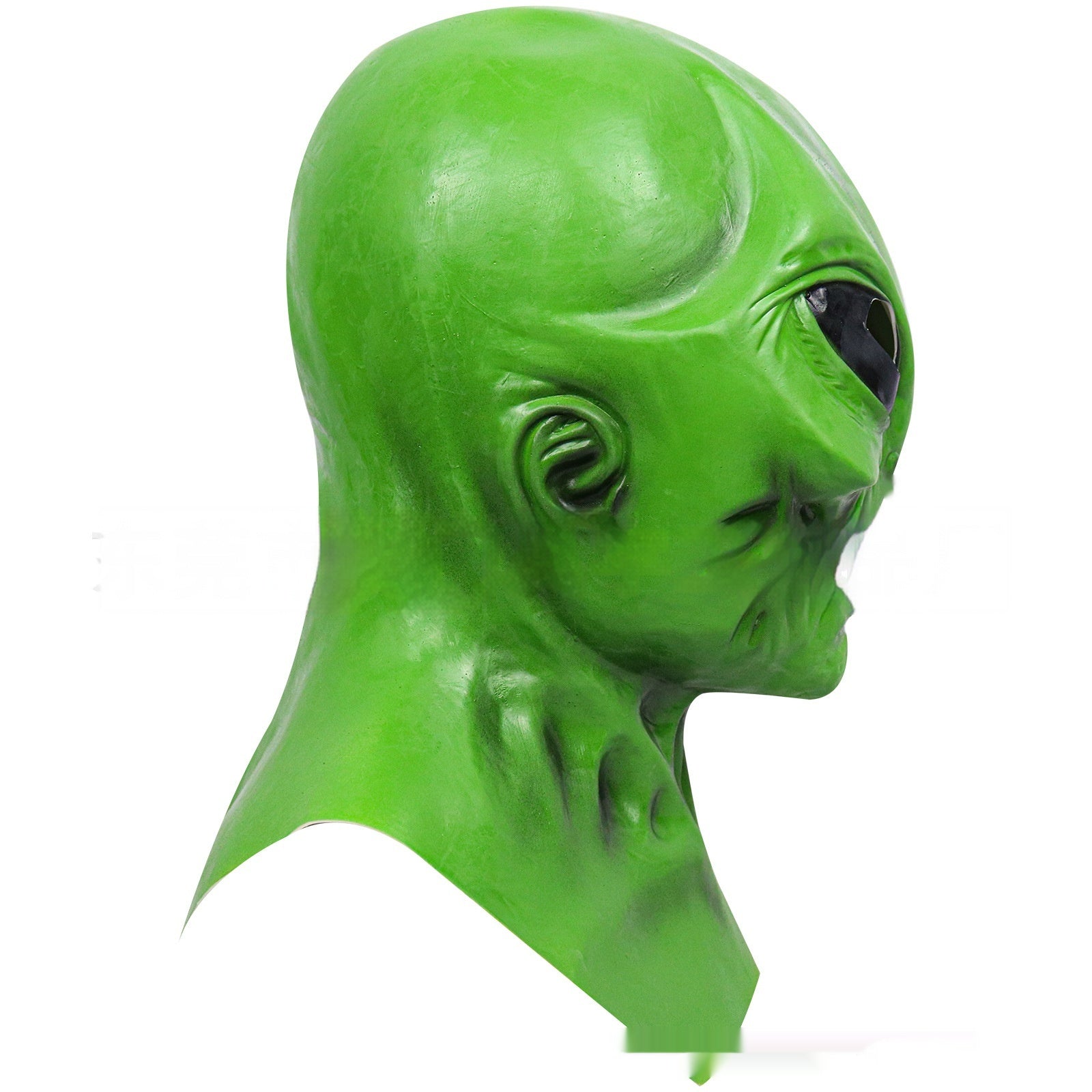 Halloween Party Green Alien Latex Mask - Discount Halloween City