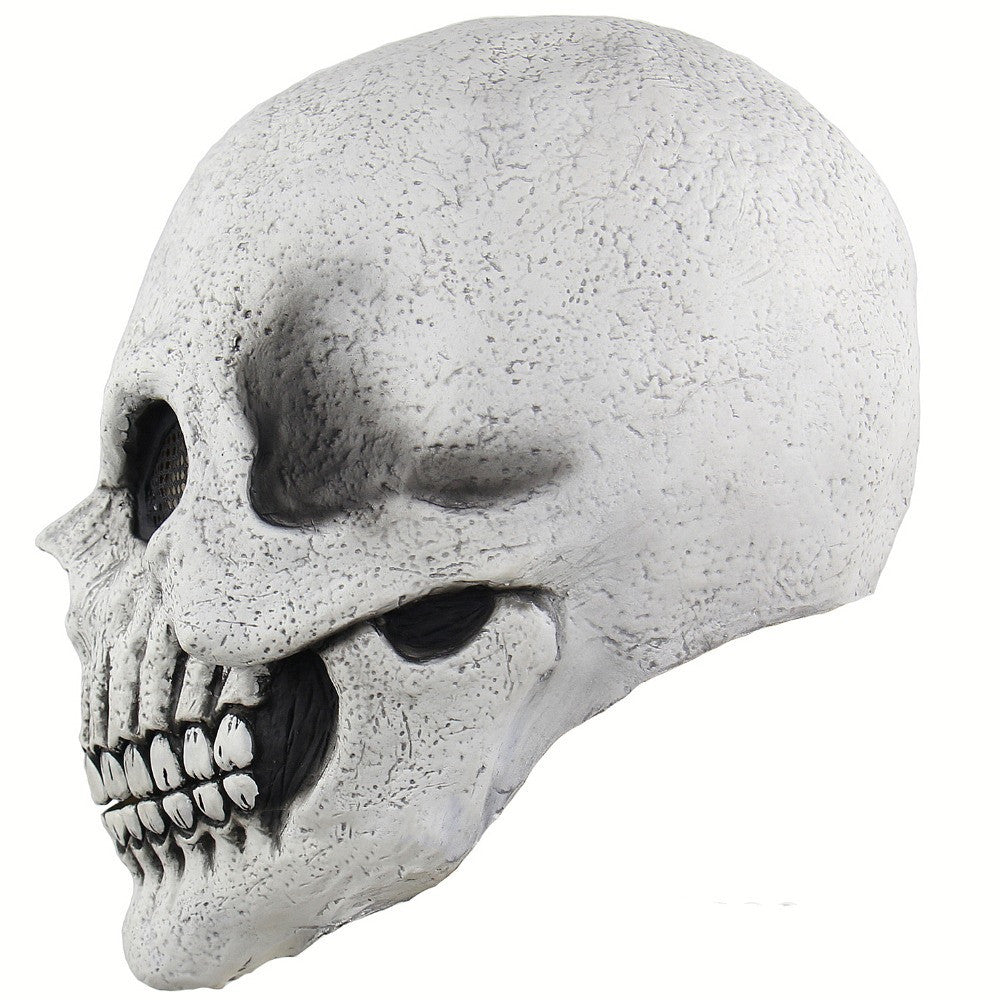 Halloween Face Mask Horror Latex Skull Mask Headgear - Discount Halloween City