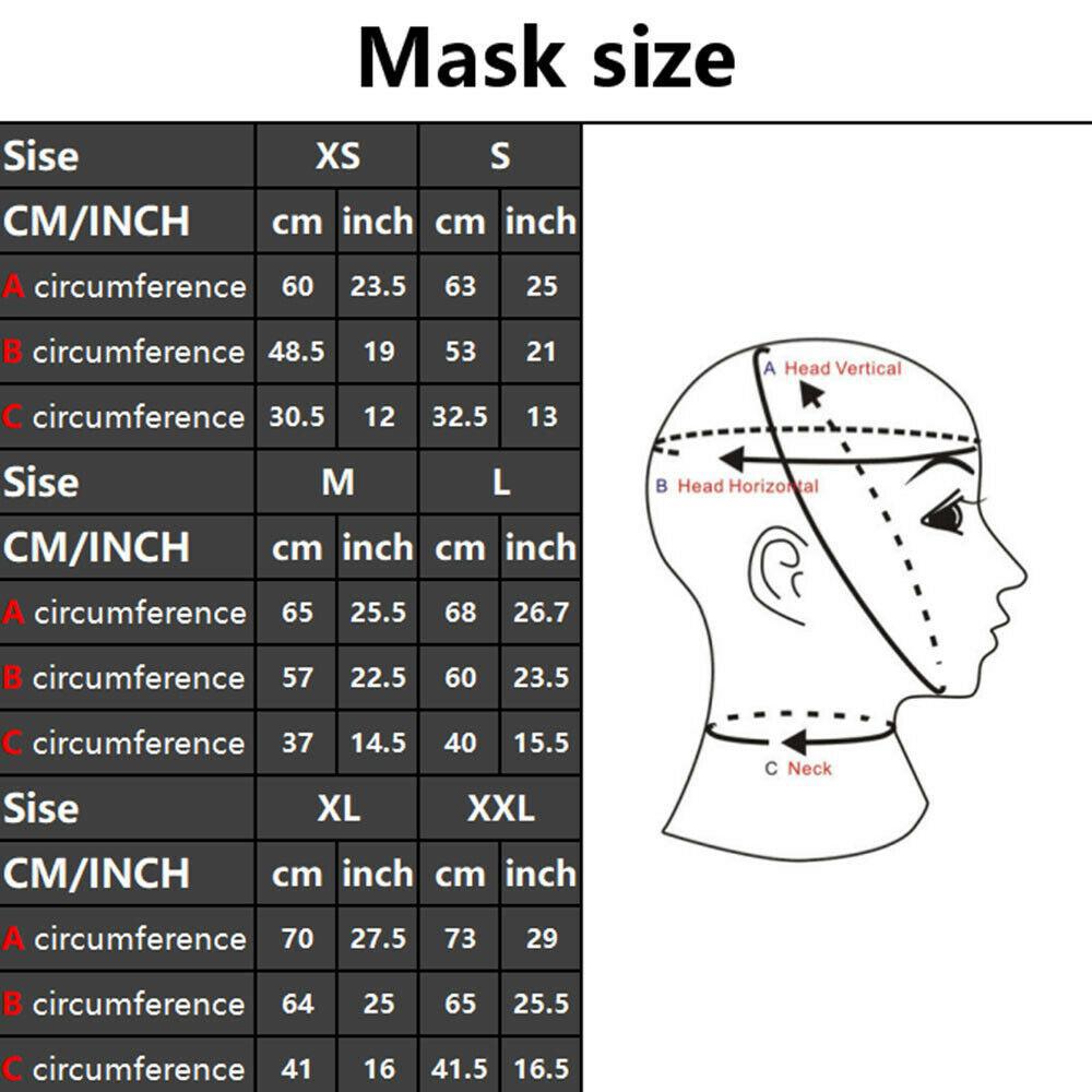 Halloween Latex Mask Rubber Unisex - Masks