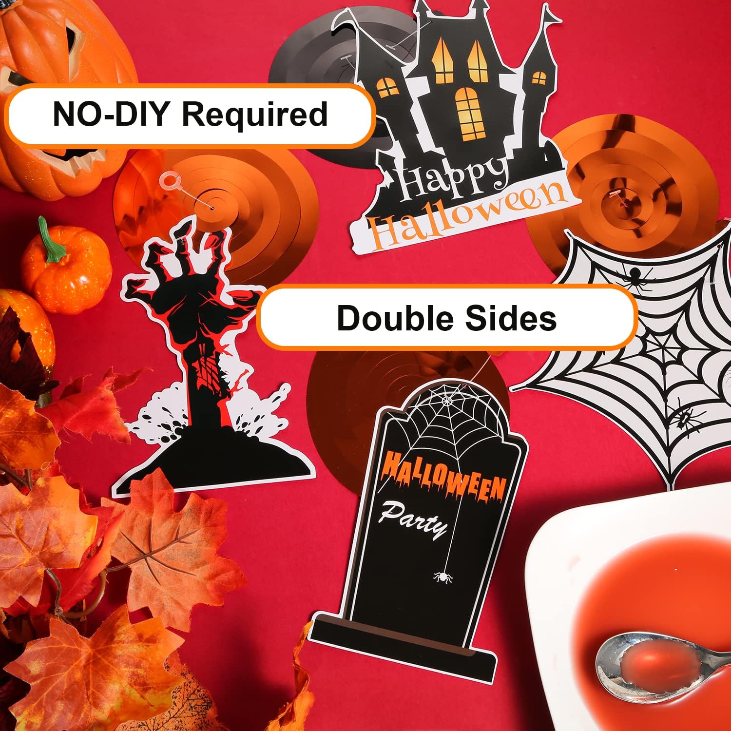 36pcs Halloween Hanging Swirl Decorations - Discount Halloween City