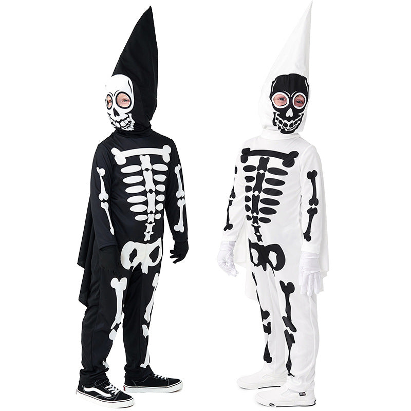 Halloween Dress-up Kids's Performance Skull Costume - Discount Halloween City
