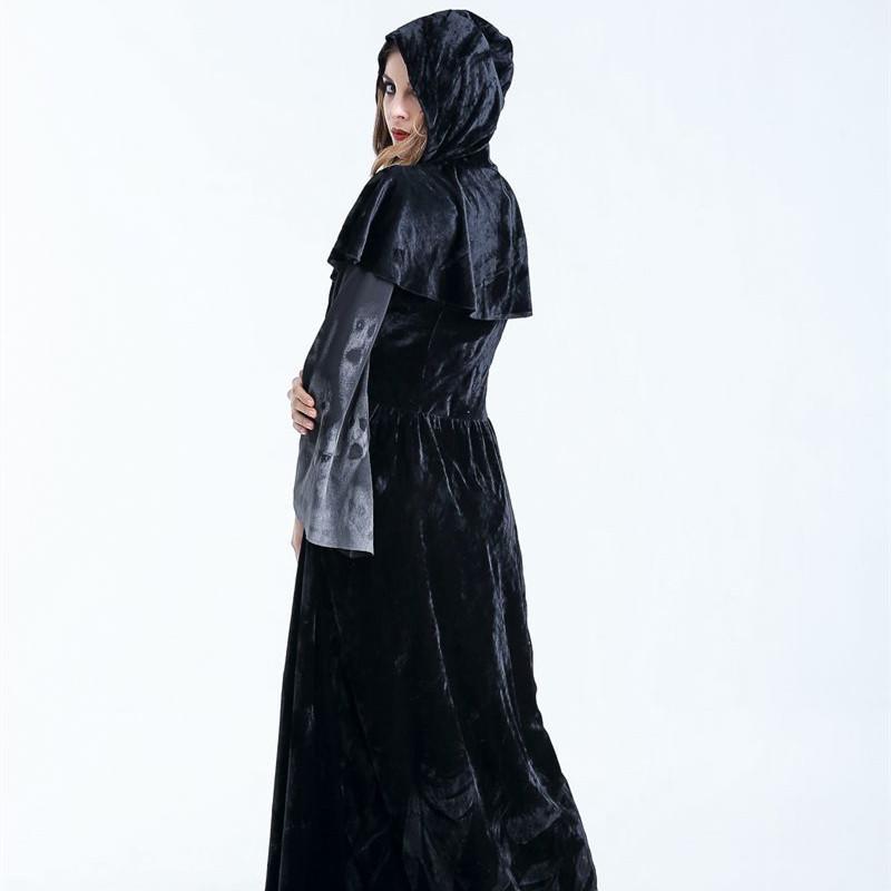 Halloween Women's Medieval Gothic Witch Horned Dark Fairy Queen Horror - Discount Halloween City