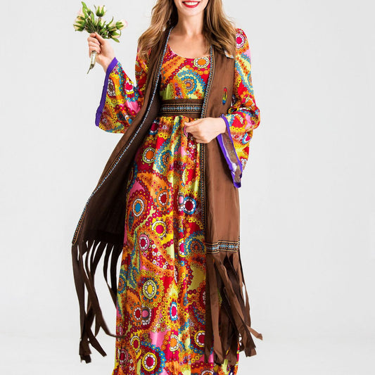 Halloween Retro Disco Hippie Costume - Costumes