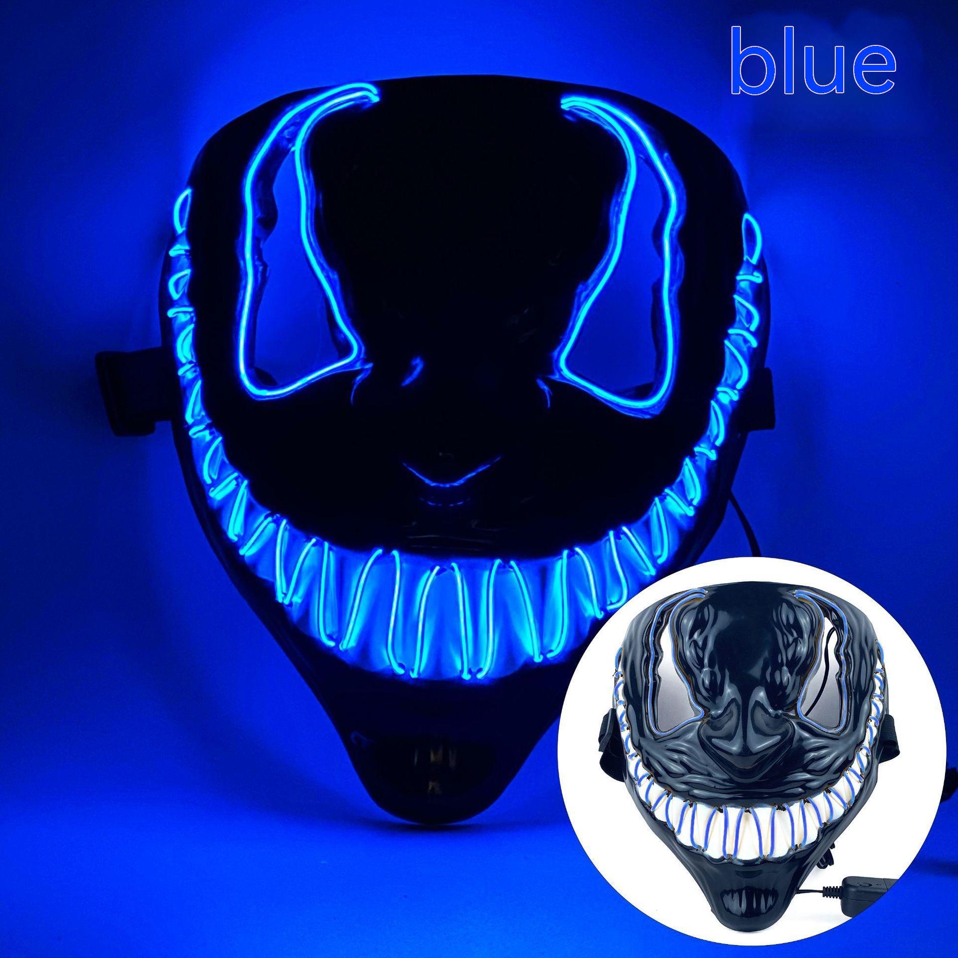 Halloween Horror LED Luminous Mask Dance Party - Discount Halloween City